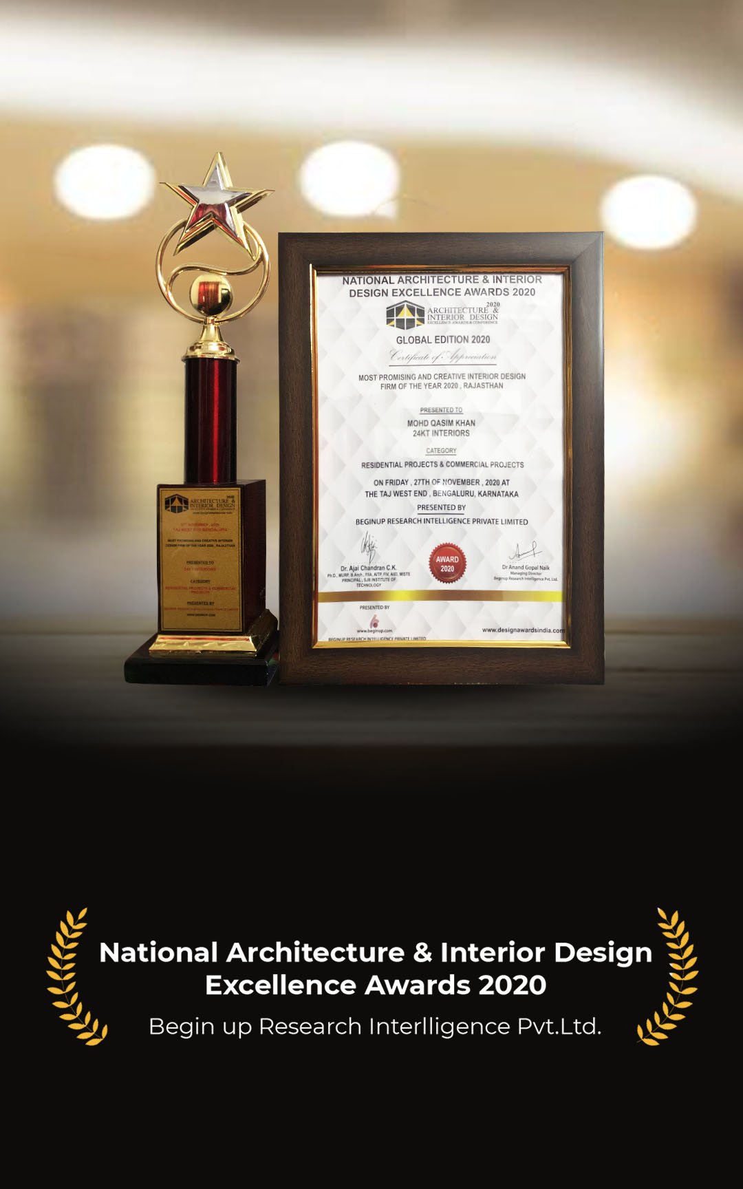 Award winning interior design company jaipur