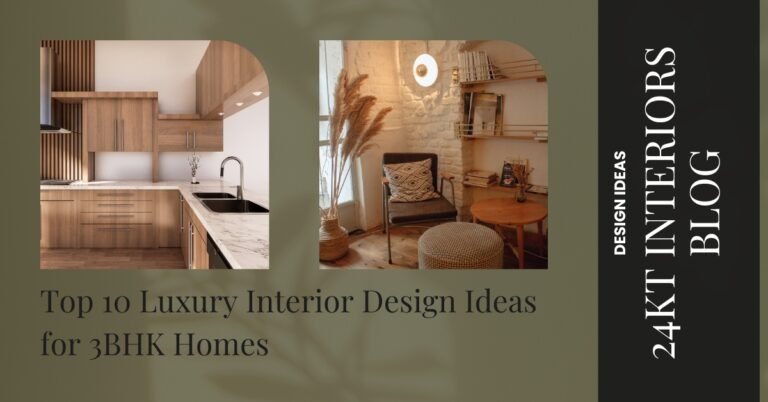 Top 10 Luxury Interior Design Ideas For 3BHK Homes In Jaipur - 24KT ...
